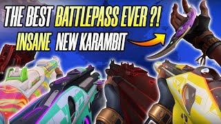 RATING The New Valorant BATTLE PASS SKINS VELOCITY KARAMBIT IS INSANE [upl. by Ynnor]