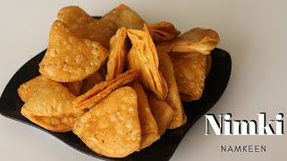 Nimki Recipe  Crispy Namkeen Recipe  Namak Pare Recipe  Mathri Recipe  Tea Time Snacks [upl. by Aylat516]