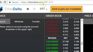 How to Check Bitdegree on EtherDelta [upl. by Rather]