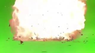 Missile And Explosion Green Screen And Chroma Key With Sound Effect [upl. by Ellicott]