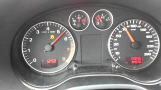 Audi a3 8p 16i acceleration 0160kmh Stock [upl. by Nahgen234]