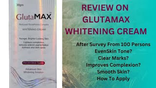 Whitening Cream  Gluta Max whitening cream  Review on creams [upl. by Lach]