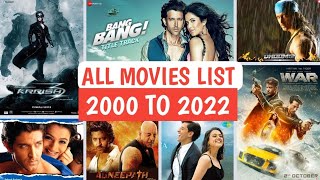 ghapa ghap movies list  hrithik roshan all hit and flop movie list [upl. by Anjela]