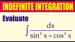 Indefinite Integration 1 sin4x  cos4x dx  cbseexams XII JEE NDA [upl. by Goar]