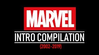 EVERY MARVEL INTRO 20022019 Including Captain Marvel amp SpiderMan Far From Home Concepts [upl. by Lionel]