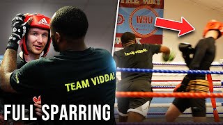 I SPARRED Pro Boxer Viddal Riley It Didn’t Go Well [upl. by Reinald]