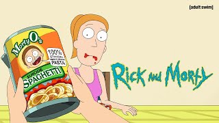 Rick and Morty Season 7  Mortyos Ethical Spaghetti  Adult Swim UK 🇬🇧 [upl. by Ferro6]