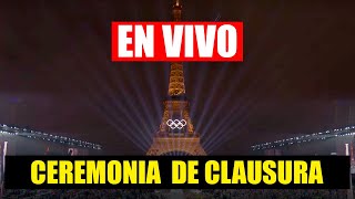 EN VIVO NARRACION CIERRE DE JUEGOS OLIMPICOS 🇪🇨  JJOO PARIS 2024 [upl. by Notserc]