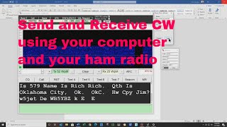 MRP40 Morse Code CW Decoder Icom 7300 Settings Easy way to send and receive CW [upl. by Gerrilee]