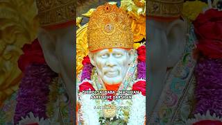 Sai Baba Aarti  Shirdi Sai Aarti  Sai Baba Live Darshan Today saibaba ytshorts shorts [upl. by Marcella355]