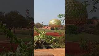 Auroville🪩an Ideal🤯Township in Puducherry viralvideo aurovillepondicherry youtubeshortstrending [upl. by Lune]