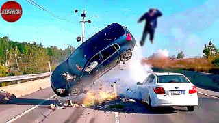 45 Crazy Moments Car Crashes Caught On Camera  Idiots In Cars Got Instant Karma [upl. by Bois146]