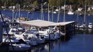 Sights amp Sounds of Gig Harbor Marina amp Boat Yard [upl. by Aihsila]