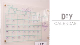 Acrylic Calendar  School calendar  Kids Calendar [upl. by Enawtna]