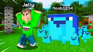 12 Ways to PRANK Jelly With Mobs  Preston Minecraft [upl. by Ainitsirk]