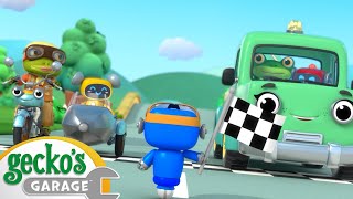 Gecko Grand Prix  Geckos Garage  Trucks For Children  Cartoons For Kids [upl. by Other]