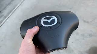 Mazda Miata NB Airbag Control Module location 19992005 MX5 [upl. by Ahsennod]