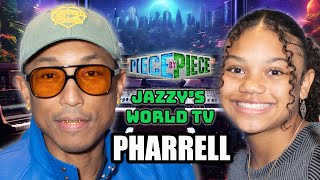 Pharrell explores his inspirations fashion opens up about his childhood amp discusses new biopic [upl. by Rubel]