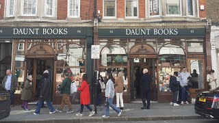 Fashionable London Shops Cafes and Restaurants Marylebone High Street  London Architecture [upl. by Erodaeht179]