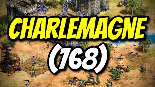 Charlemagne 768 Campaign Hard AoE2  Victors and Vanquished DLC [upl. by Phineas]