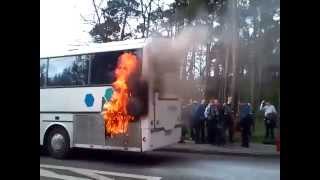 Pożar autobusu z maturzystami [upl. by Car388]