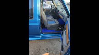 1994 Ford F150 Flareside Touching up the leather interior just a quotlittle bitquot City Island BX NY [upl. by Anegroeg438]