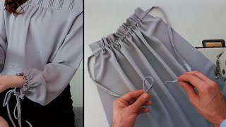 Sleeve Sewing Techniques ✅️ How To Sew A Beautiful Sleeve [upl. by Ailb]