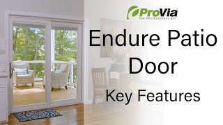 Endure™ Vinyl Sliding Patio Door Key Features [upl. by Anires]