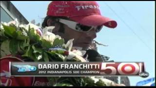 2012 Indianapolis 500 Finish  Dario Franchitti Wins Interviews Included [upl. by Iteerp]