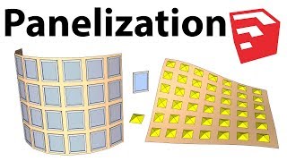 Panelization Plugin For SketchUp [upl. by Terriss]