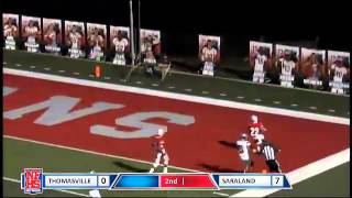 Saraland 22 Sean Long makes a move and goes 62 yards untouched on a TD run [upl. by Bautram]