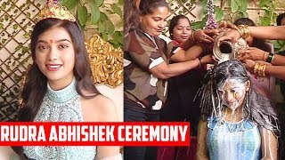 Digangana Suryavanshi Celebrates Her Birthday 2018 UNCUT Video Of Rudra Abhishek Ceremony [upl. by Nnyleuqcaj]