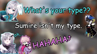 VspoEng sub Sumire asks Mondo what type of woman he likes Kaga SumireMondoFranciscoapexozizi [upl. by Zachary]