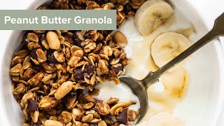 Peanut Butter Granola [upl. by Ahsatel828]