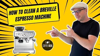 How To Clean A Breville Espresso Machine With Tablets 4K The Quick amp Easy Way [upl. by Retxab]