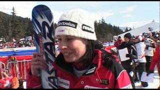 Switzerlands Dominique Gisin wins Crans Montana super G [upl. by Soren810]