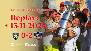 TNT Sports Replay  Huachipato 0  2 Colo Colo  Supercopa CocaCola Sin Azúcar 2024 [upl. by Leidag]