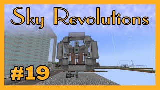 Mekanism Induction Matrix  E19  Sky Revolutions Modded Minecraft [upl. by Kenwrick768]