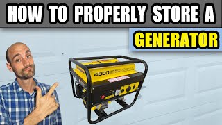 How to Store a Generator [upl. by Marquet]