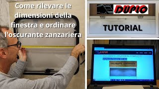 Oscurante zanzariera camper come prendere le misure della finestra e ordinare online [upl. by Keith]