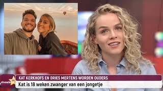 Kat Kerkhofs en Dries Mertens worden ouders “Traantjes gelaten” [upl. by Troy783]