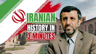 Iranian History in 3 Minutes iran history [upl. by Moyra965]