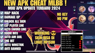 CHEAT Ml TERBARU 2024  MOD UNLOCK ALL SKIN MOBILE LEGENDS  ANTI BANNED NO PASSWORD [upl. by Cristina]