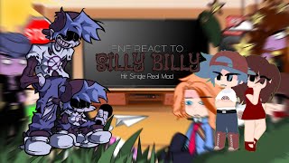 FNF React To Silly Billy  Hit Single Real Mod  ZL4RG [upl. by Wadesworth]