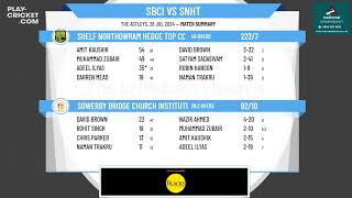 Sowerby Bridge Church Institute CC 3rd XI v Shelf Northowram Hedge Top CC 3rd XI [upl. by Stilu618]