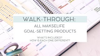 How to Pick a MäksēLife Planner Full GoalSetting Product WalkThrough [upl. by Rastus]