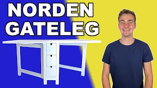 Easy To Follow  NORDEN GATELEG Table IKEA Tutorial [upl. by Dyol]