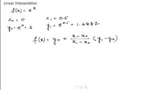 Linear Interpolation  Numerical Computation [upl. by Jena]