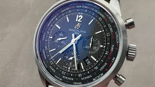 Breitling Transocean Chronograph Unitime Pilot AB0510U6BC26 Ocean Classic Breitling Watch Review [upl. by Rosenthal]