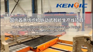 The first intelligent pulse production line project of textile machine in China [upl. by Yeknarf]